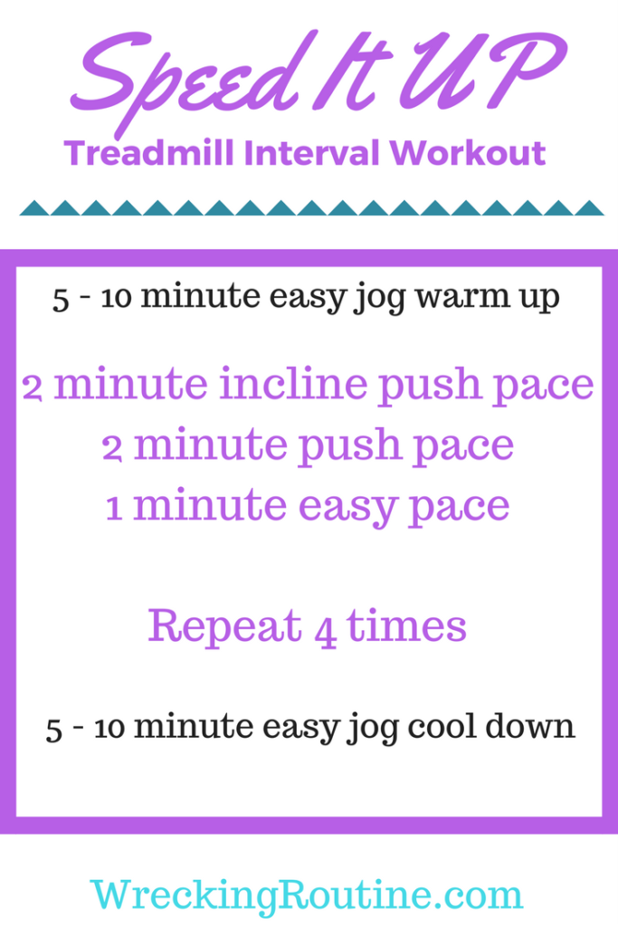 Speed it UP Treadmill Interval Workout
