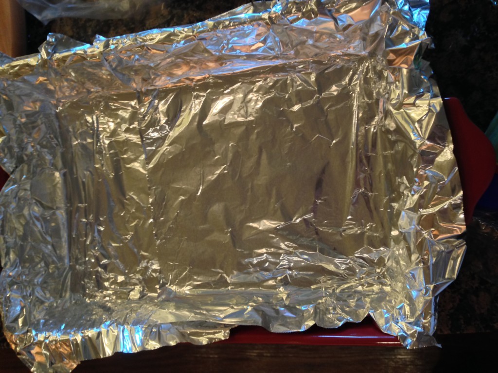 Tinfoil Lined Pan