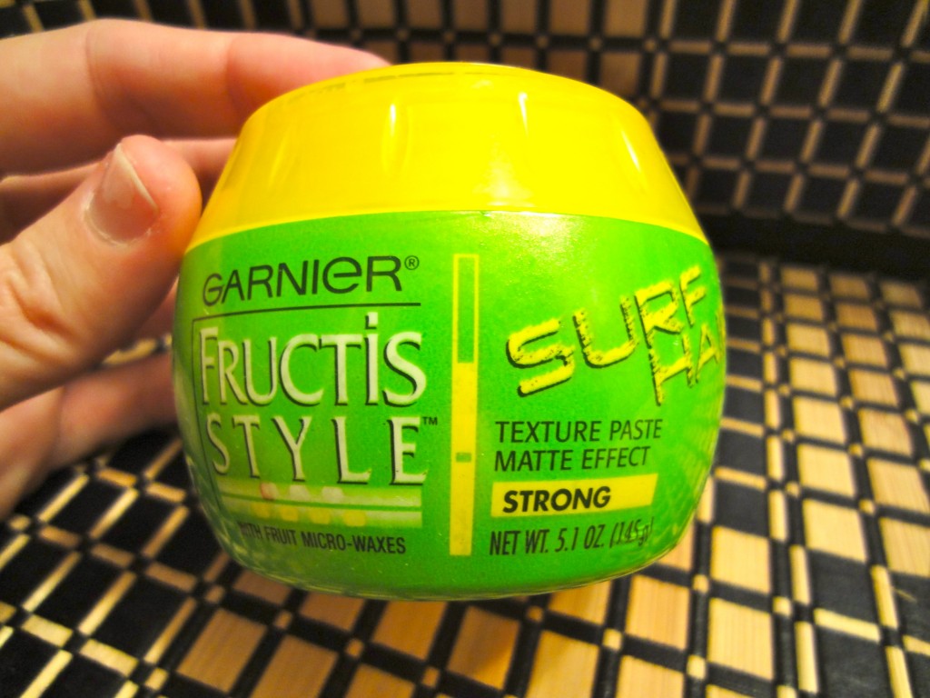Garnier Fructis surf hair gel