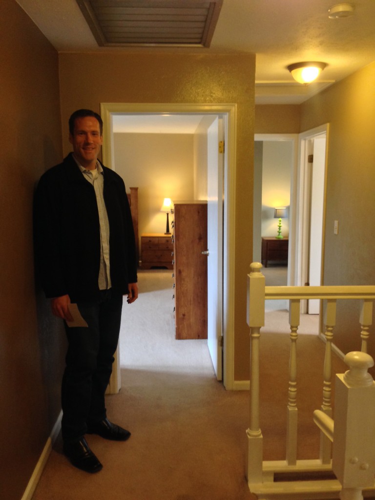 Rob at our first open house of the weekend
