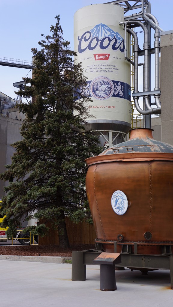 Outside the Coors Brewery