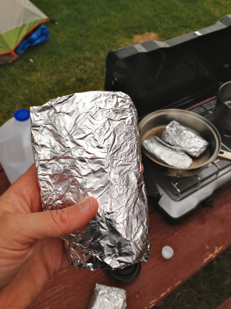 Camping Breakfast Burritos