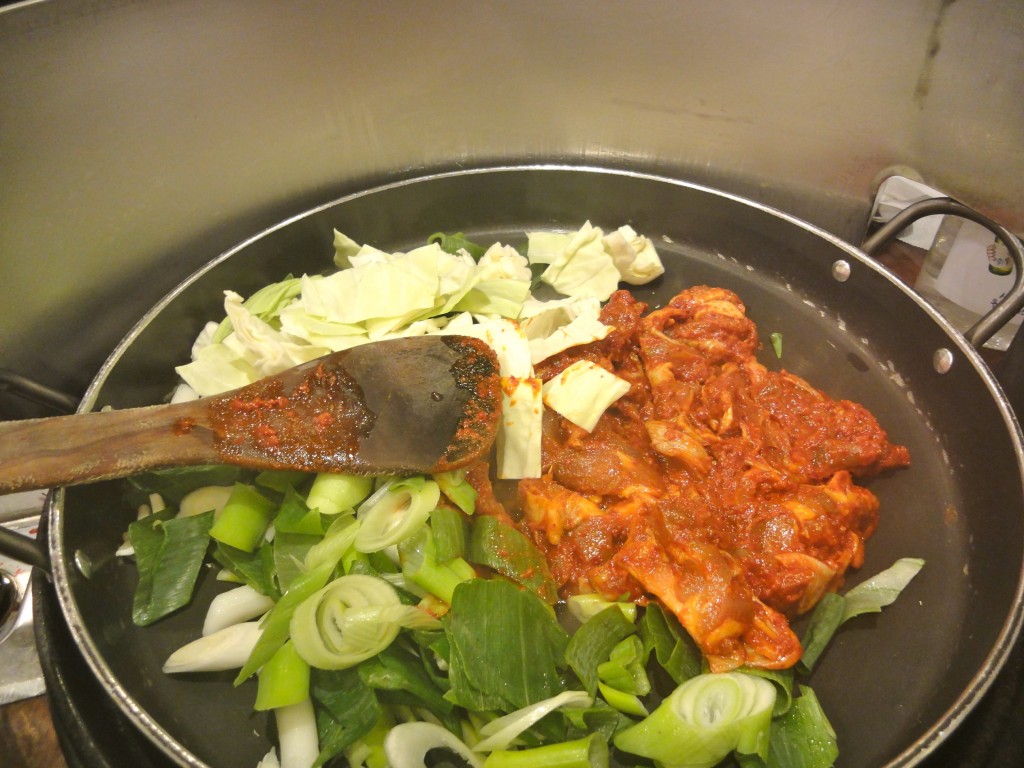 The beginnings of dduk galbi
