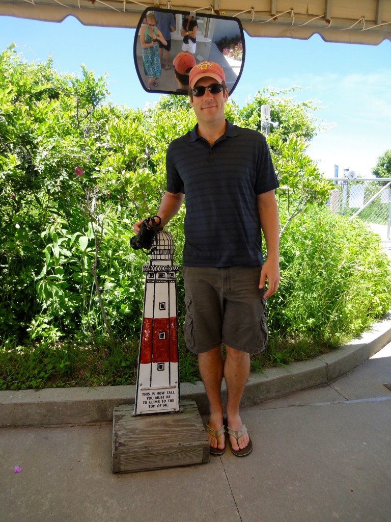 Checking Rob's height