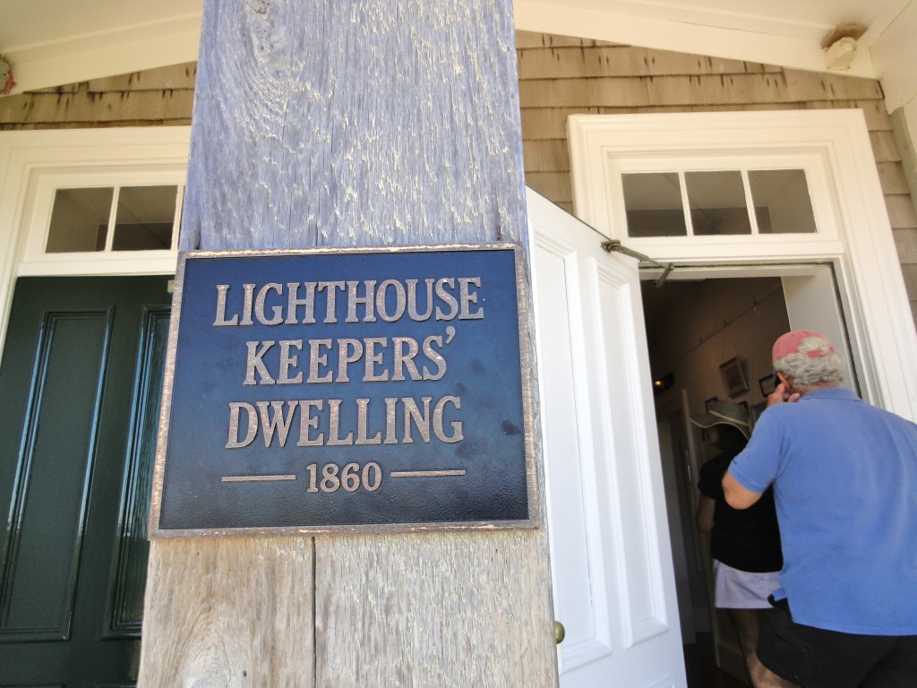 Lighthouse dwelling entrance