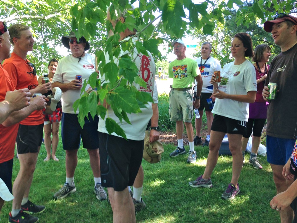 Down Down, beer swilling