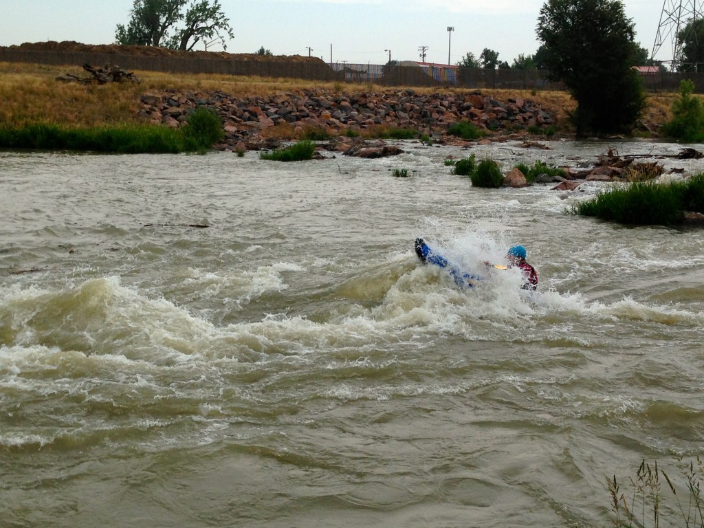 Rob coming out of the hole