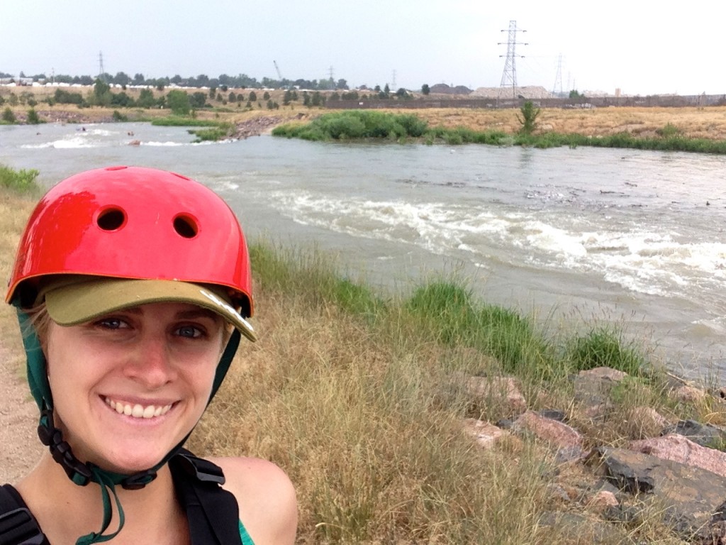 Scoping out the next few rapids