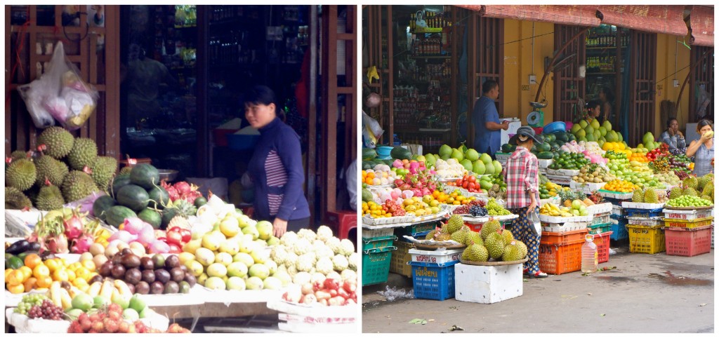 Set up outside the front door