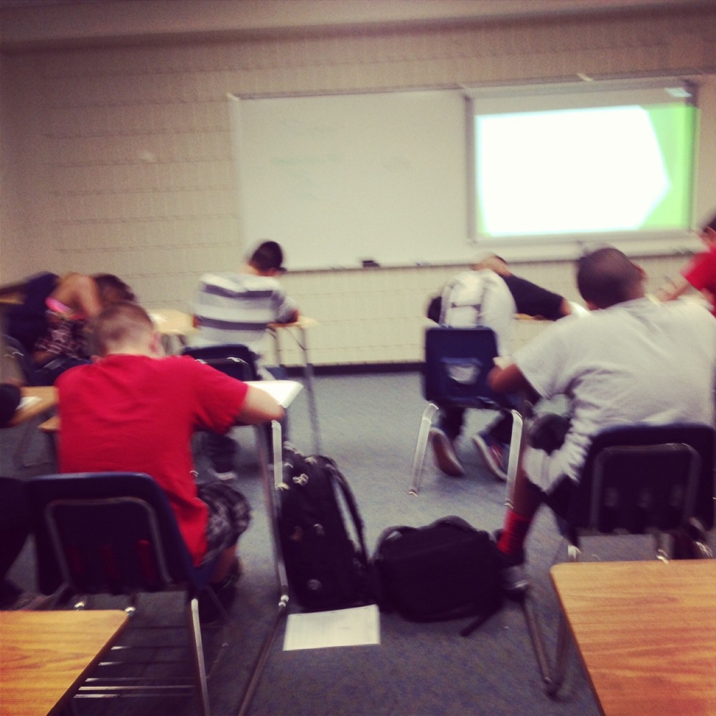 Getting their learn on