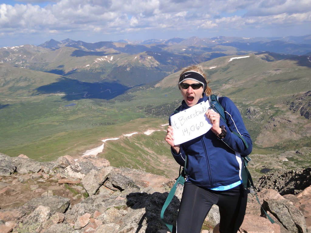 Mt Bierdstadt this summer