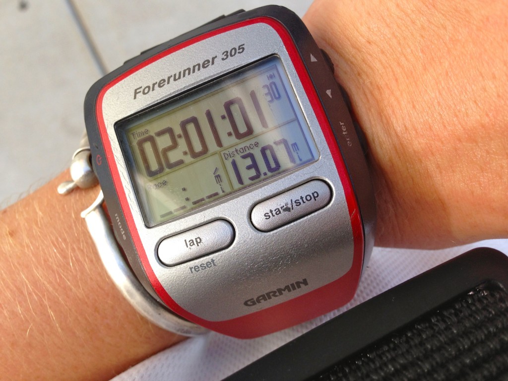 A long run done on intervals.