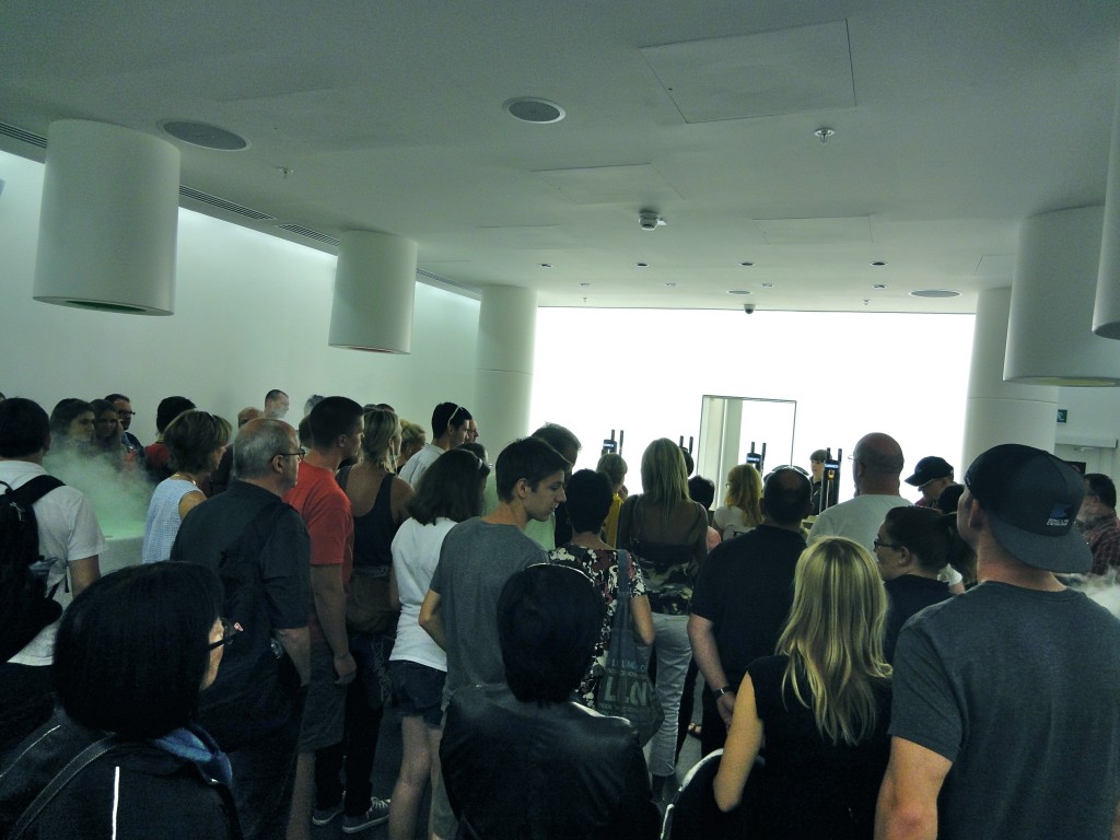 White room for tasting