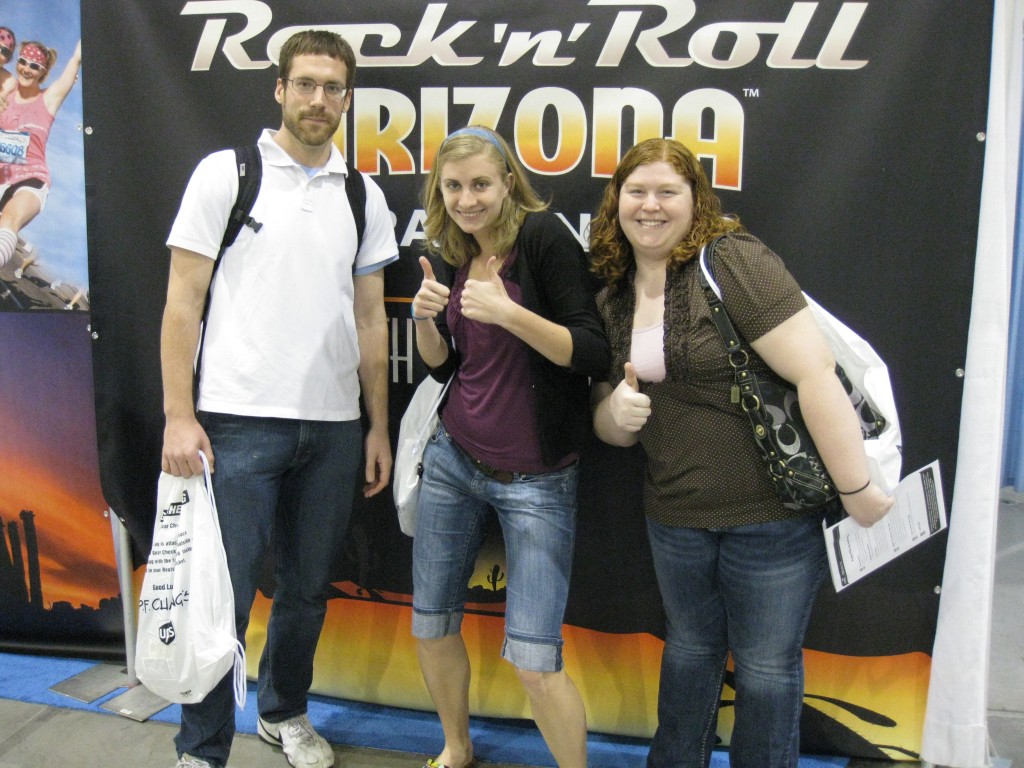 Rob and my friend, Lynnette ran the half at my second full. 