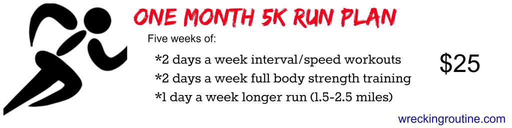 One Month 5k Run Plan
