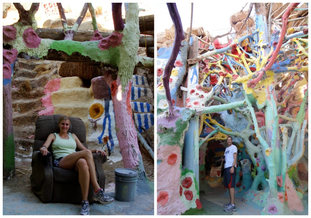 Inside Salvation Mountain
