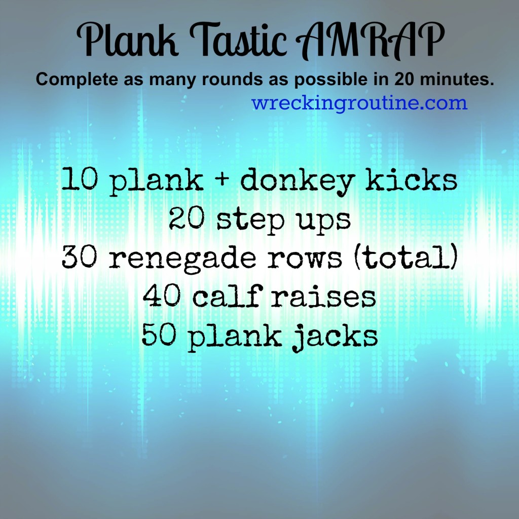 Plank Tastic AMRAP