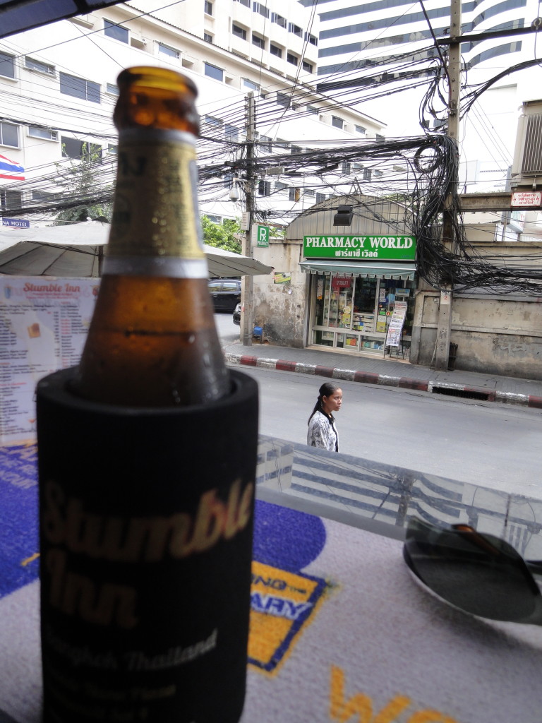 Enjoy a beer street side