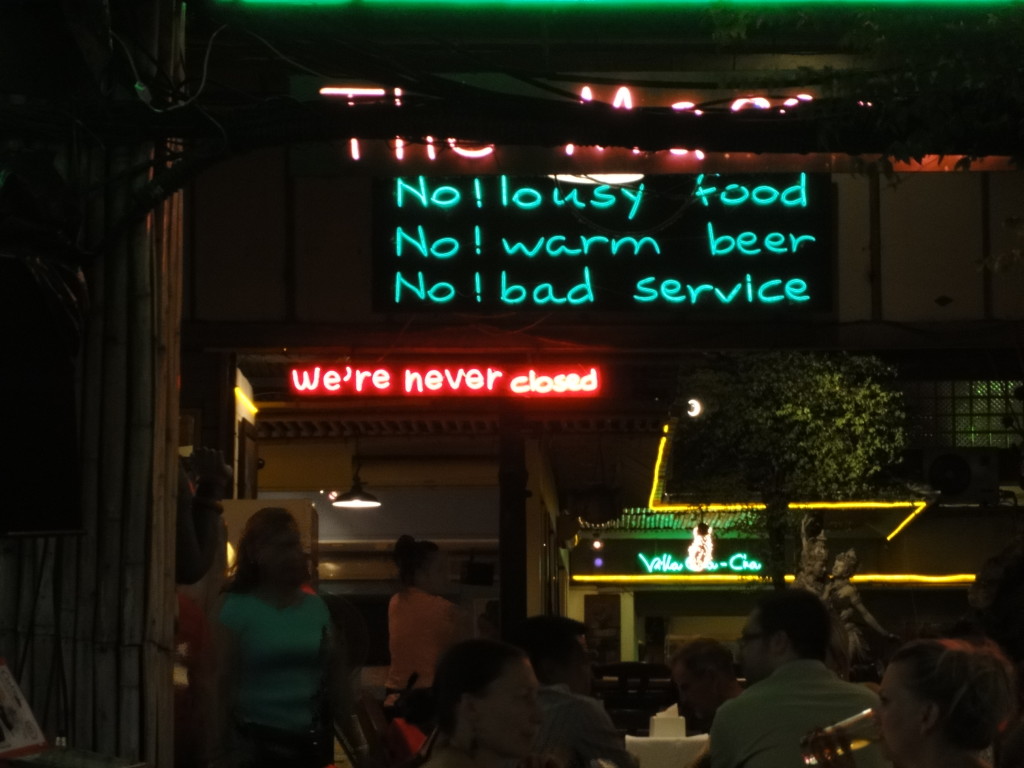 Words to live by in Thailand