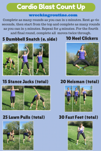 Cardio Blast Count Up Plyometric Workout