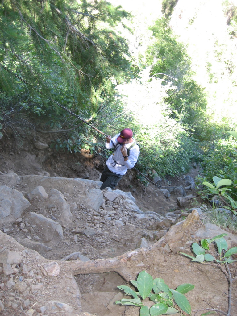 Rob Descending the Gunnison Route