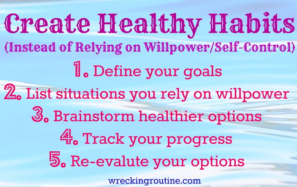 Willpower vs Habits