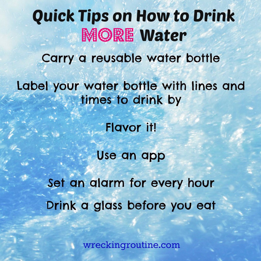 Quick Tips on How to Drink More Water