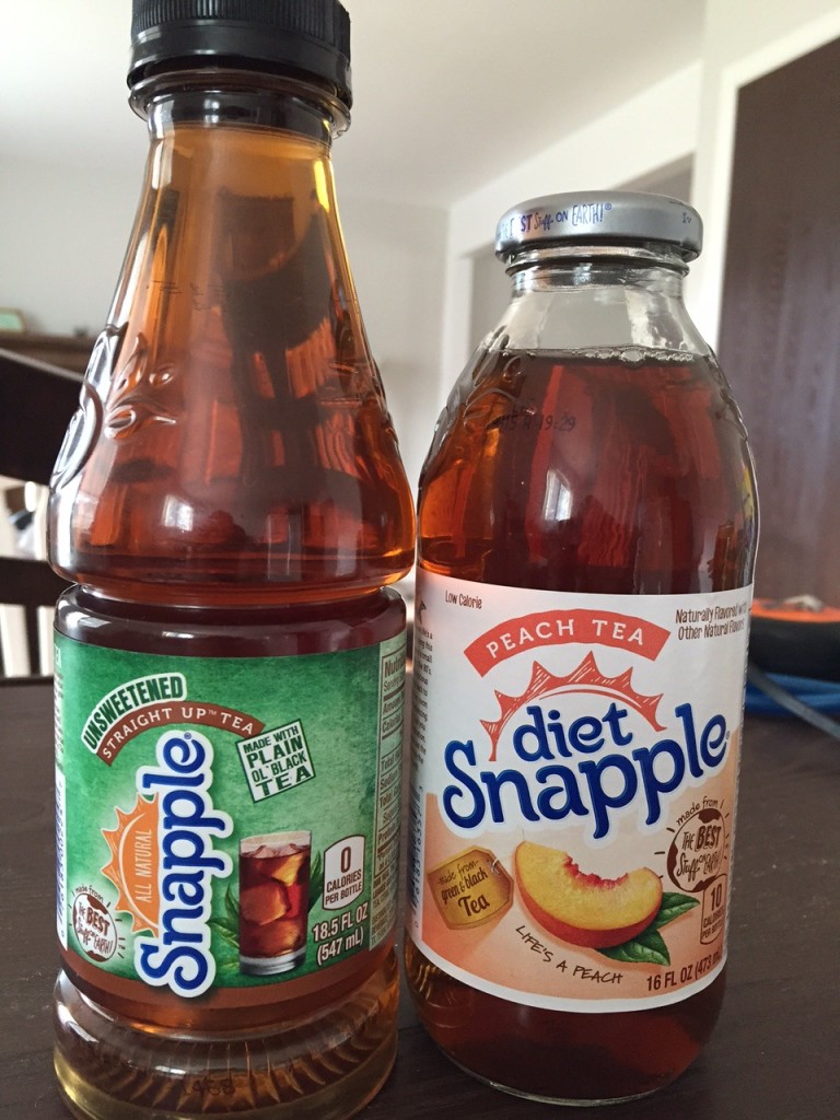 Snapple Better For You - Snapple Straight Up Tea & Diet Peach