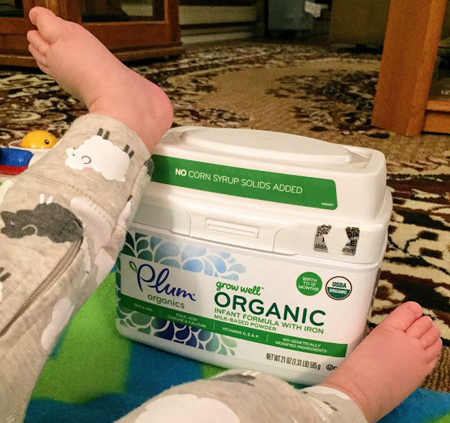 Plum Organics Grow Well Infant Formula - Feet