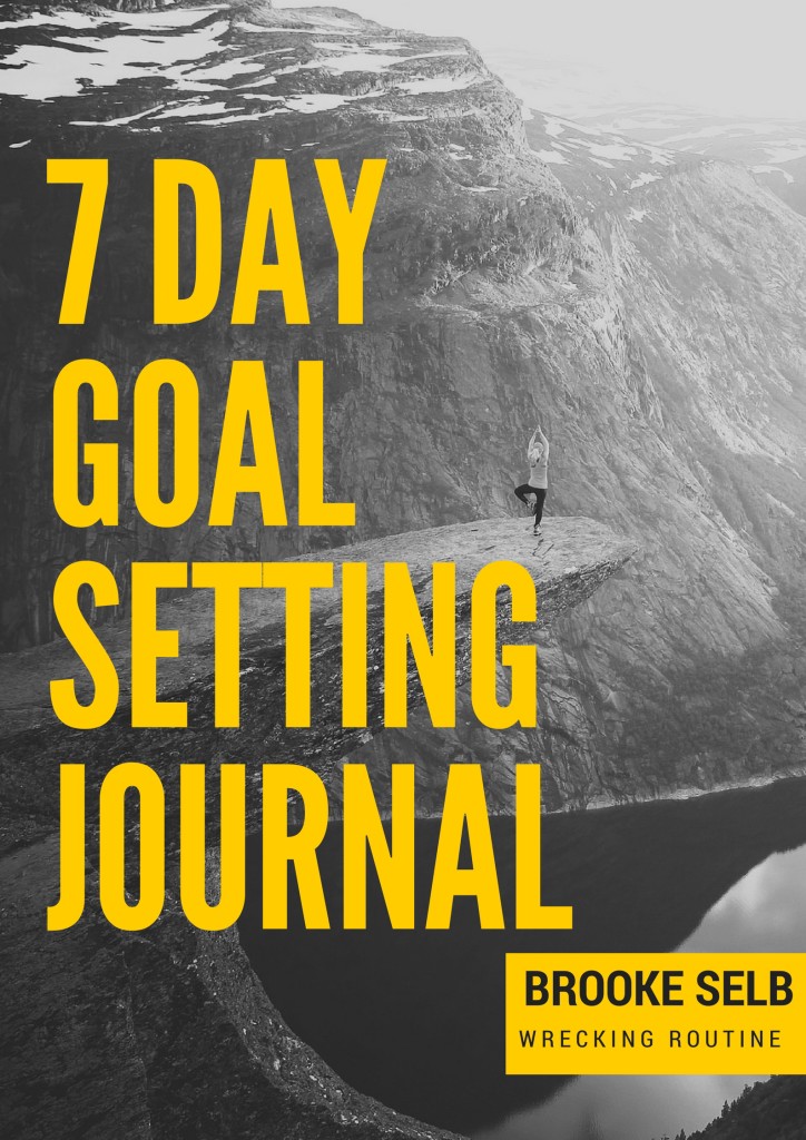 7 day Goal Setting Journal
