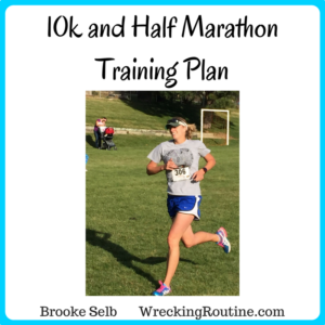 10k and Half Marathon Training Plan