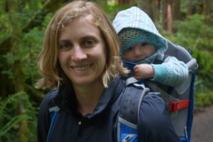Brooke and Zoey in Olympic National Park