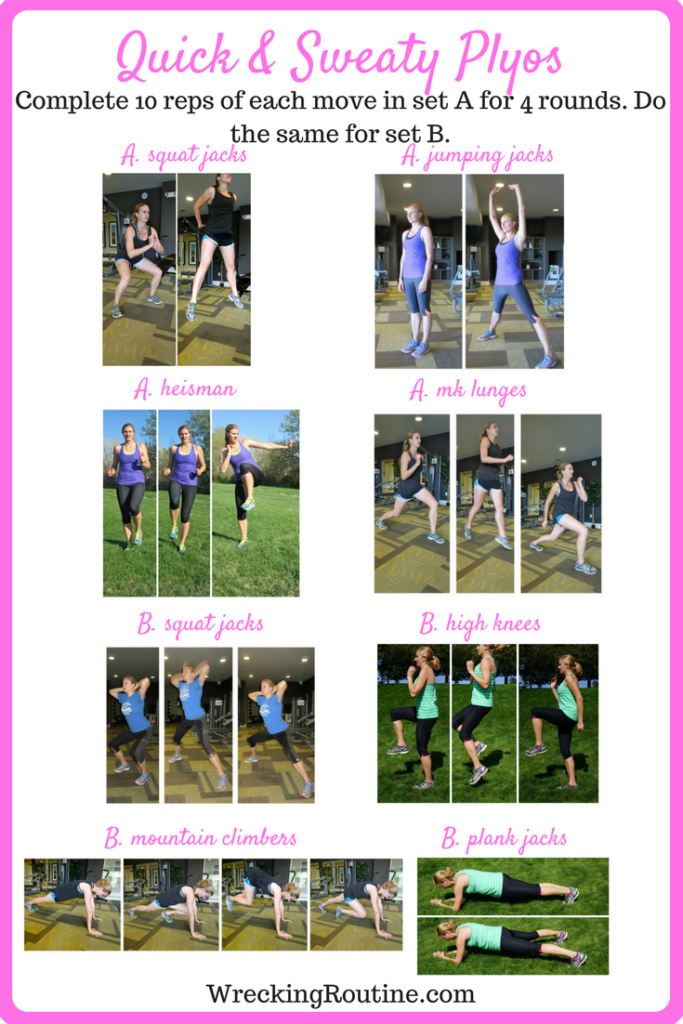 Quick & Sweaty Plyometric Workout