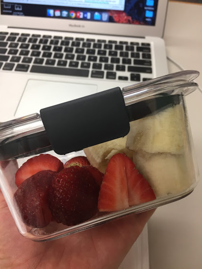 Quick fruit at my desk