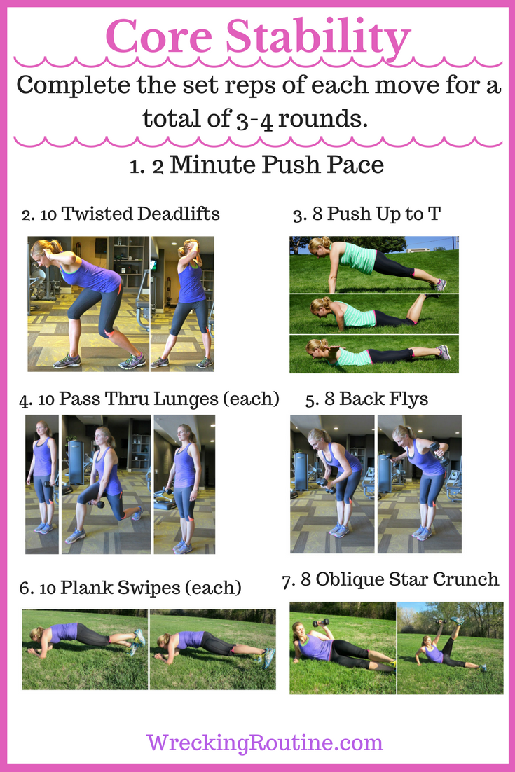 Core Stability Daily Routine Core Stability - Brooke Selb