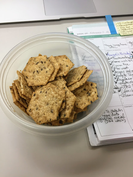 Seed Crackers for a healthy snack on the go.