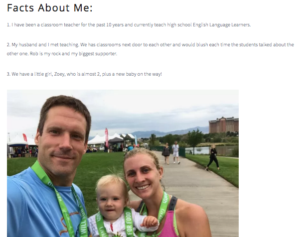 About Page Screen Shot