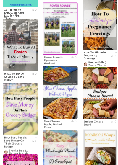 Pinterest Board Screen Shot