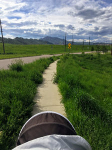 Around the block walks with Zoey