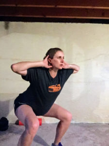 Pregnant Basement Workout