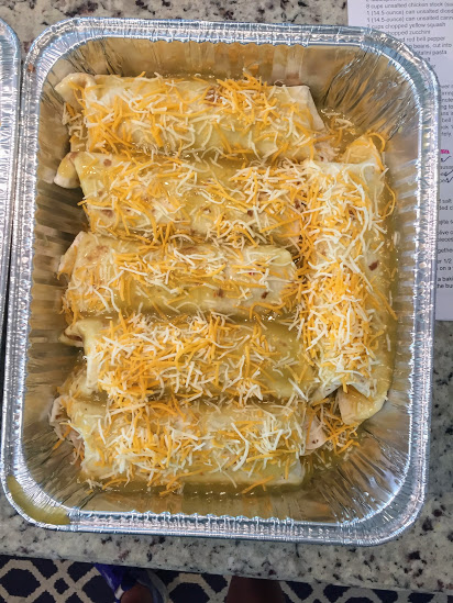 Enchiladas Pre-Baby Freezer Meal