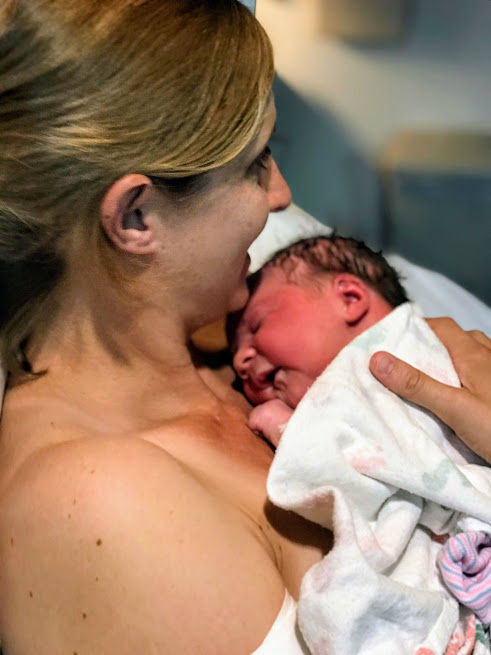 Brooke and William after birth