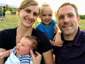 Family of Four Photo - Brooke, Rob, Zoey, William at the park
