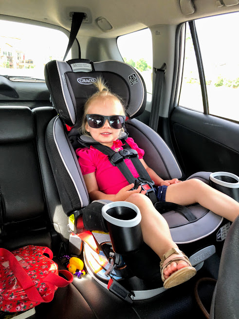 Zoey in her carseat