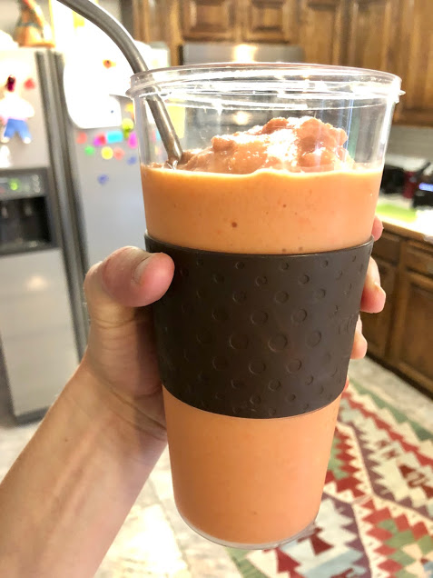 smoothie as a new mom freezer meal to eat one handed