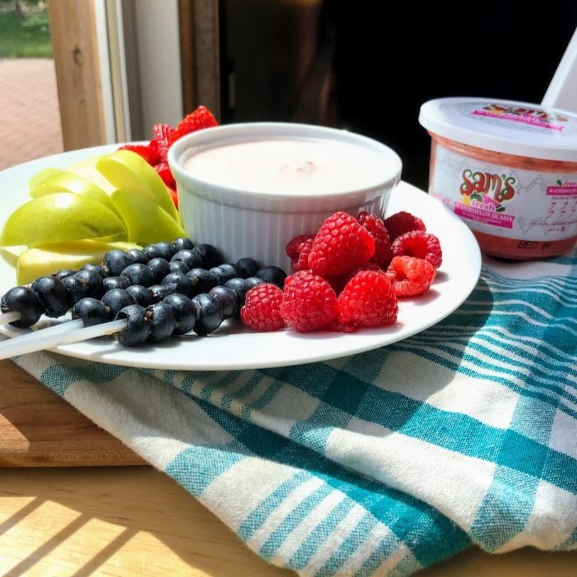 Easy Watermelon Jicama Salsa Fruit Dip