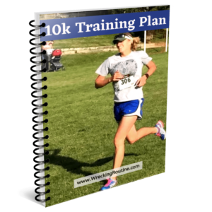 ebook cover 10k training plan brooke selb wrecking routine