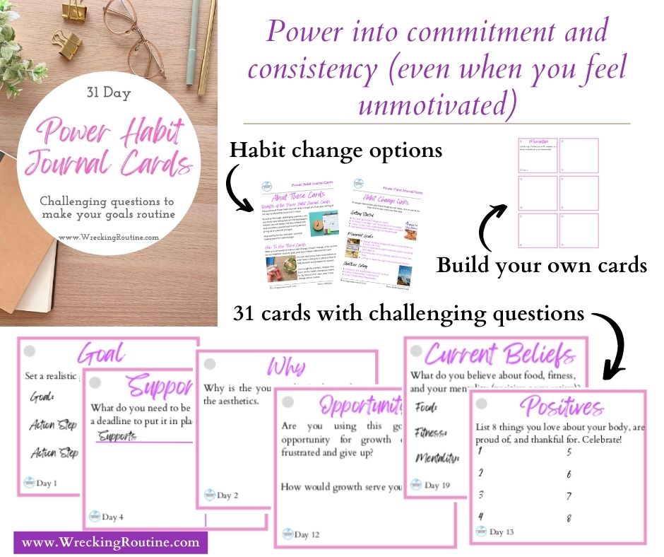 Power habit journal cards sneak peek