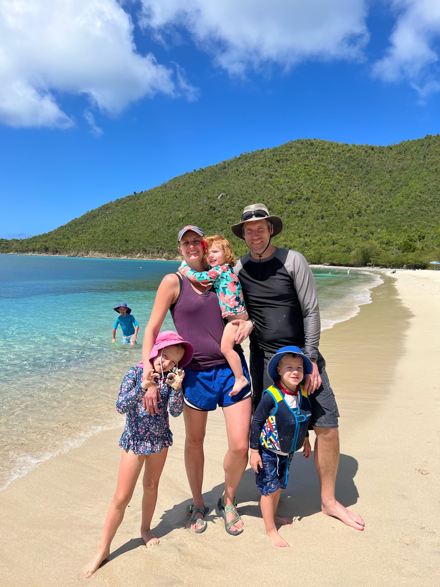 year in review stay at home mom week on st. john family photo