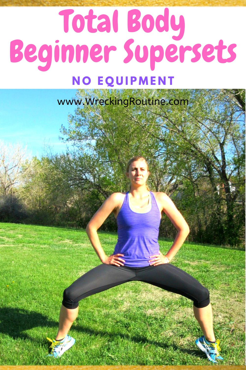 Total Body Beginner Supersets for one week of 